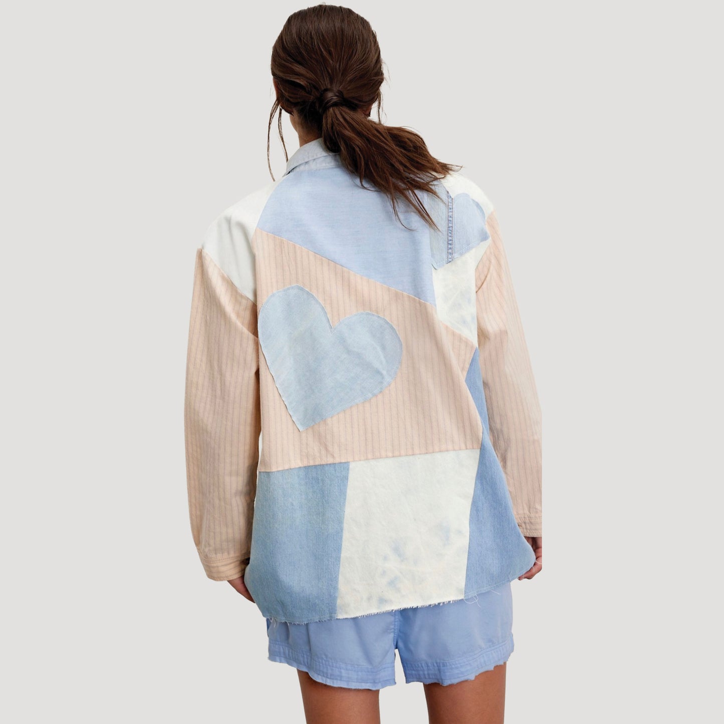 Tricia Fix Heart Applique Shirt