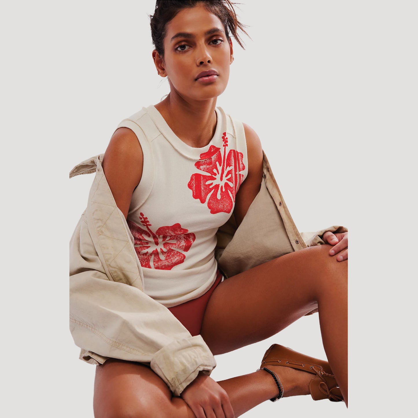 Tricia Fix Hibiscus Tank