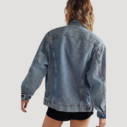 Tricia Fix Morgan Studded Denim Jacket