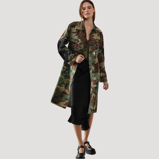 At Ease Camo Trench