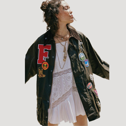 Barbour x Free People Re-Loved Jacket