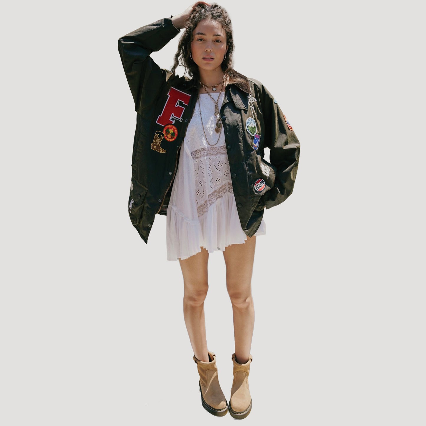 Barbour x Free People Re-Loved Jacket