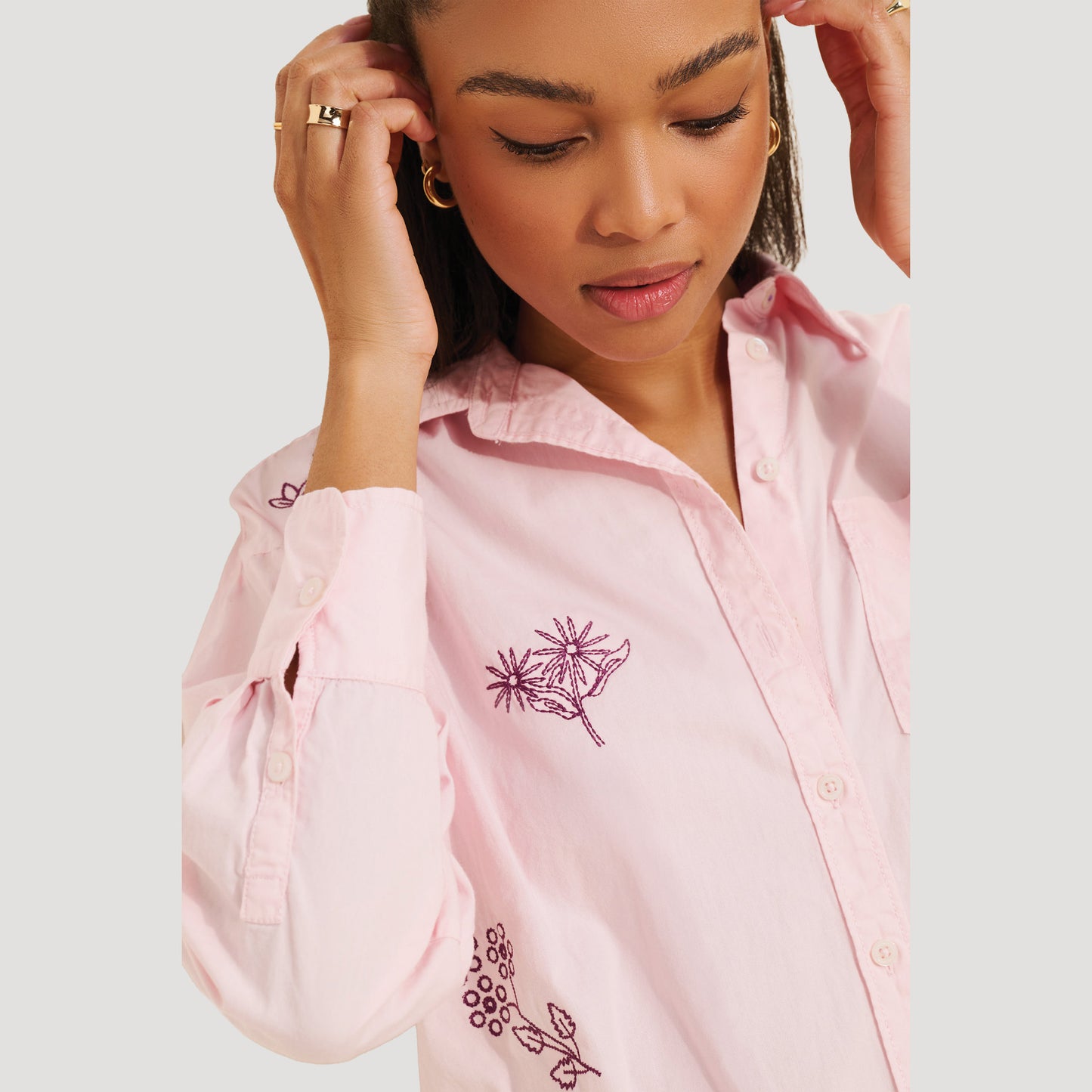 Bennet Reworked Buttondown Top