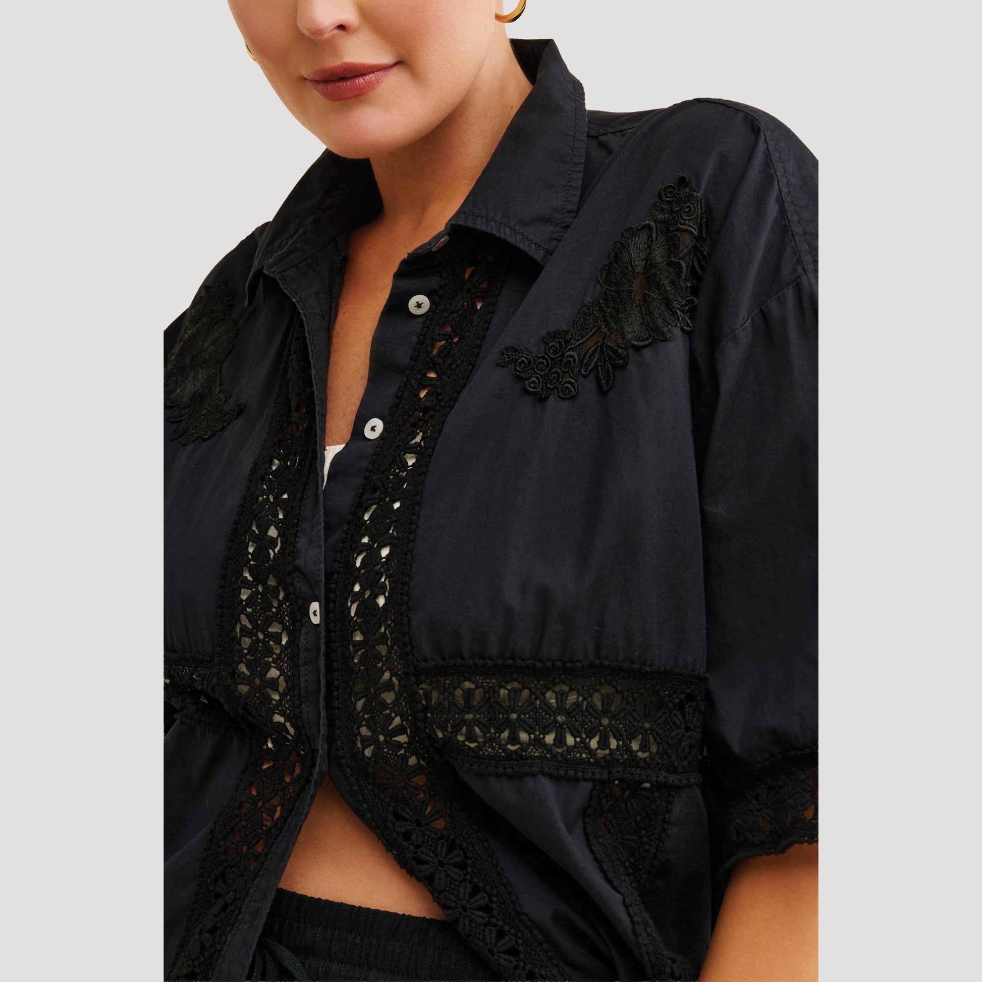 Crochet Button Down