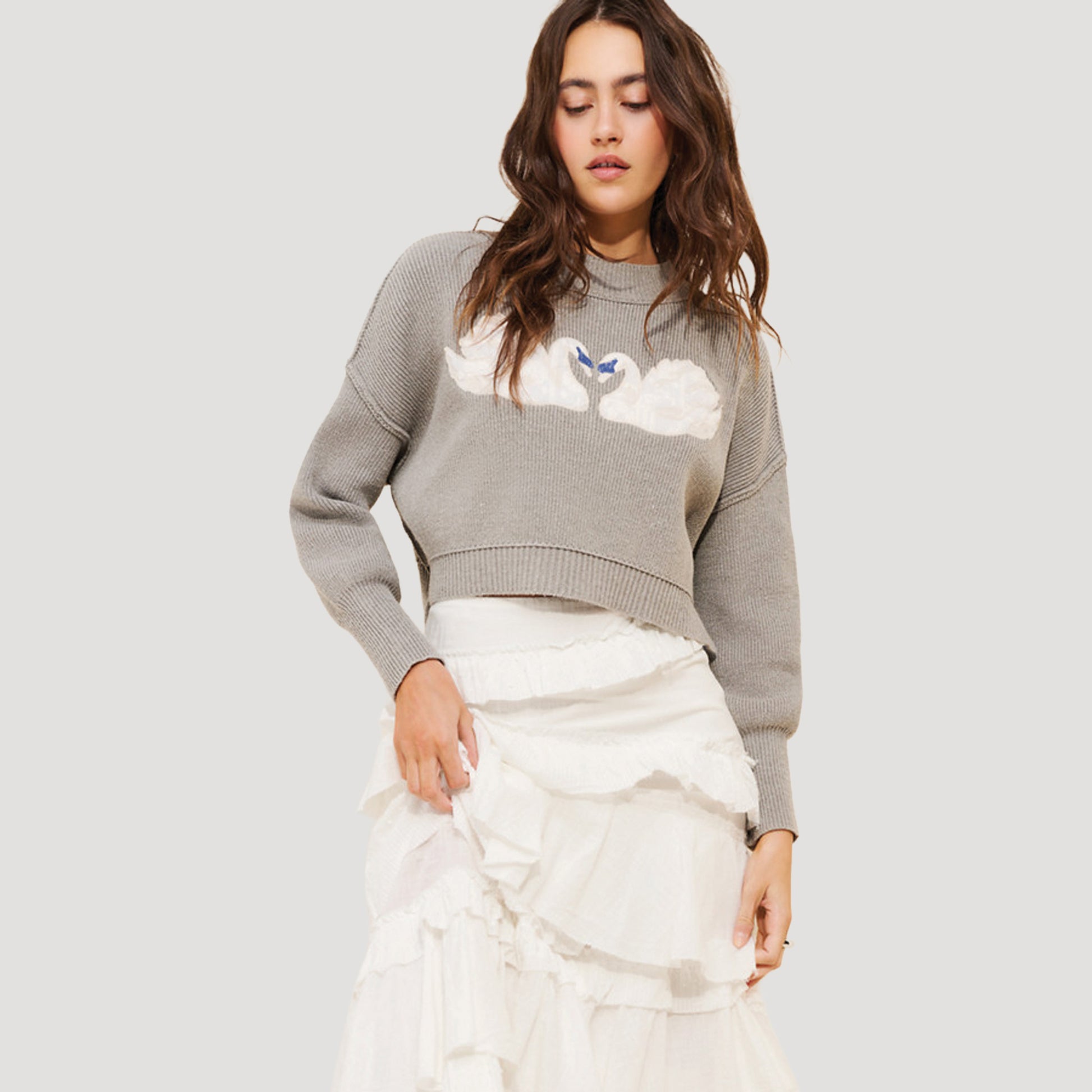 Embroidered Easy Street Sweater