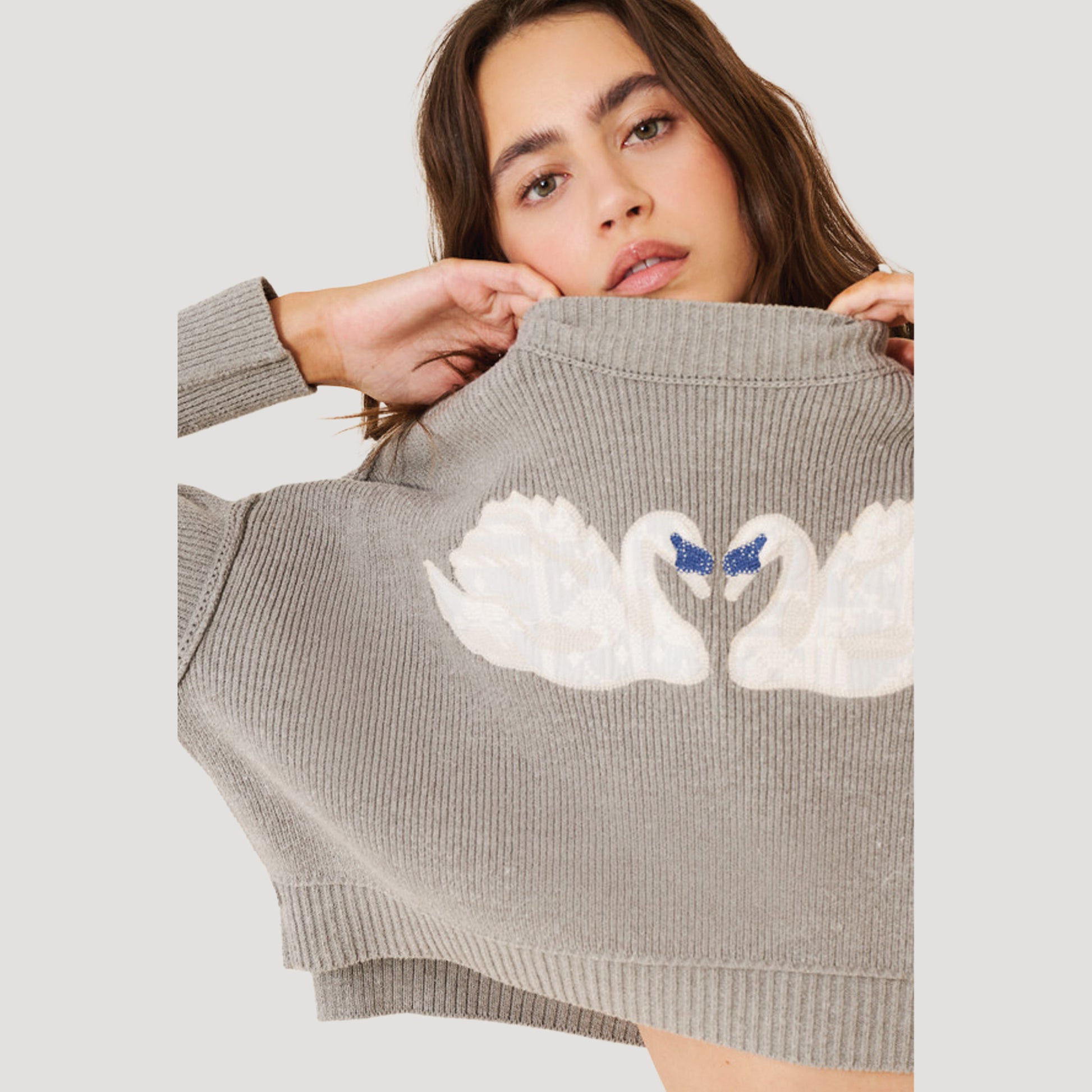Embroidered Easy Street Sweater