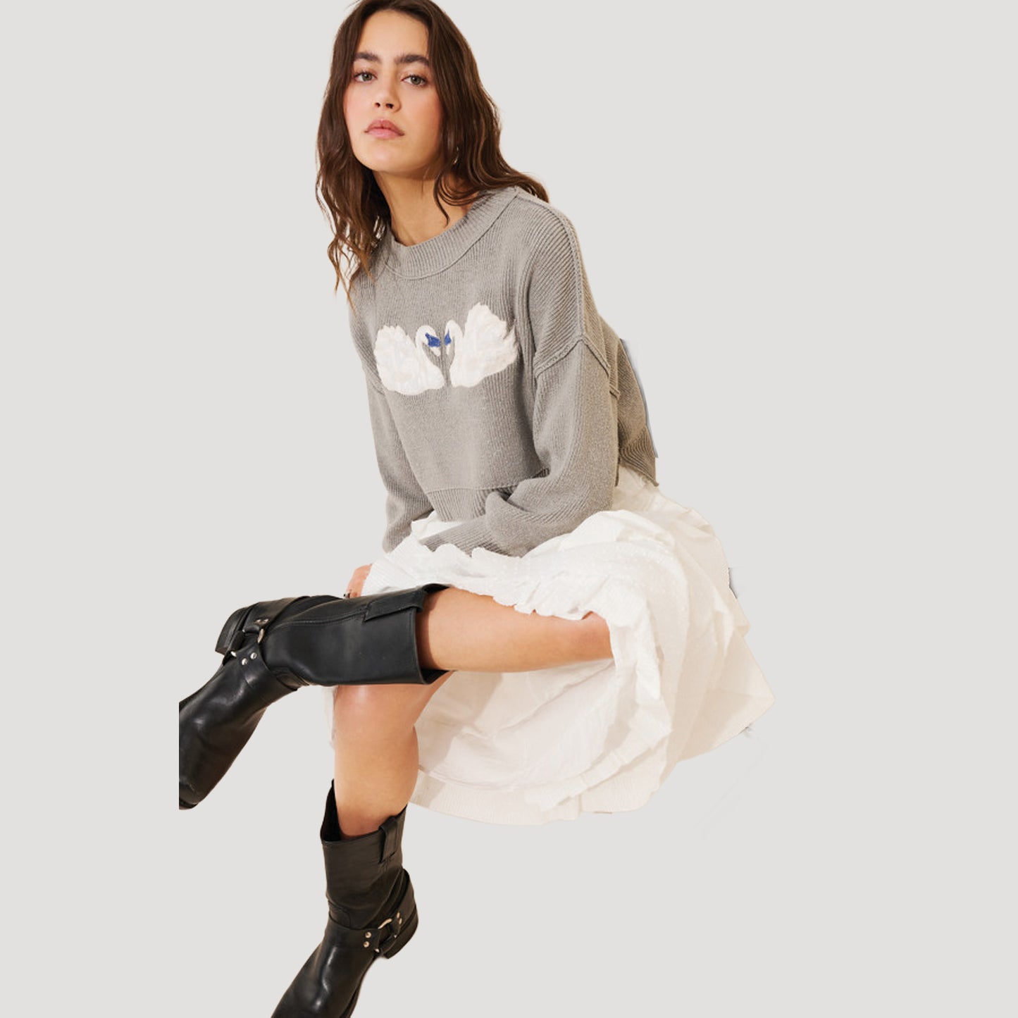 Embroidered Easy Street Sweater