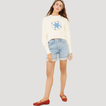 Embroidered Easy Street Sweater