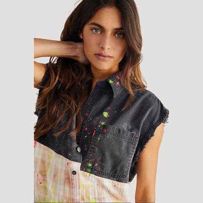 Free People X Tricia Fix Muscle Shirt