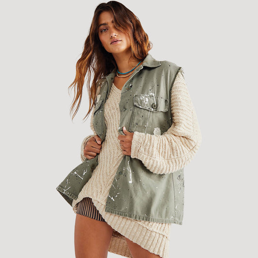 Free People x Tricia Fix Perfect Harmony Reworked Vest