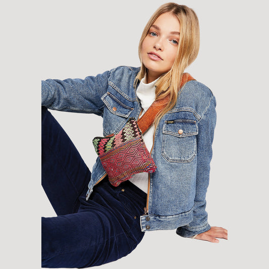 Isabella Embroidered Western Belt Bag