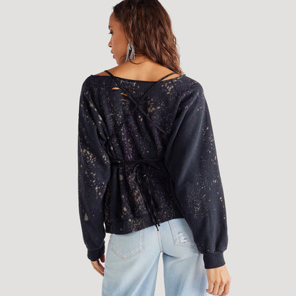 Kyle Laced Up Butterfly Pullover