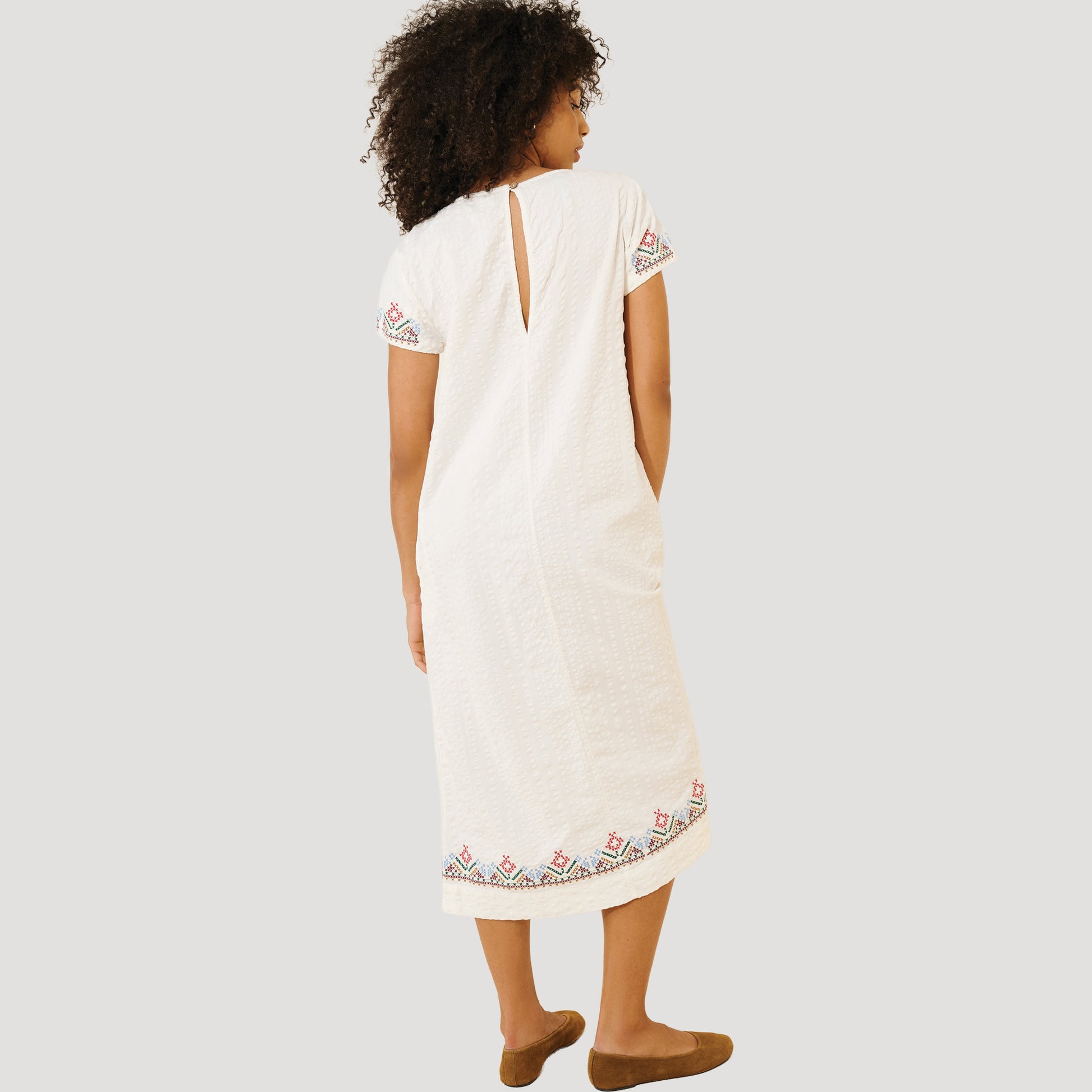 Reworked Cross Stitch Aria Midi dress