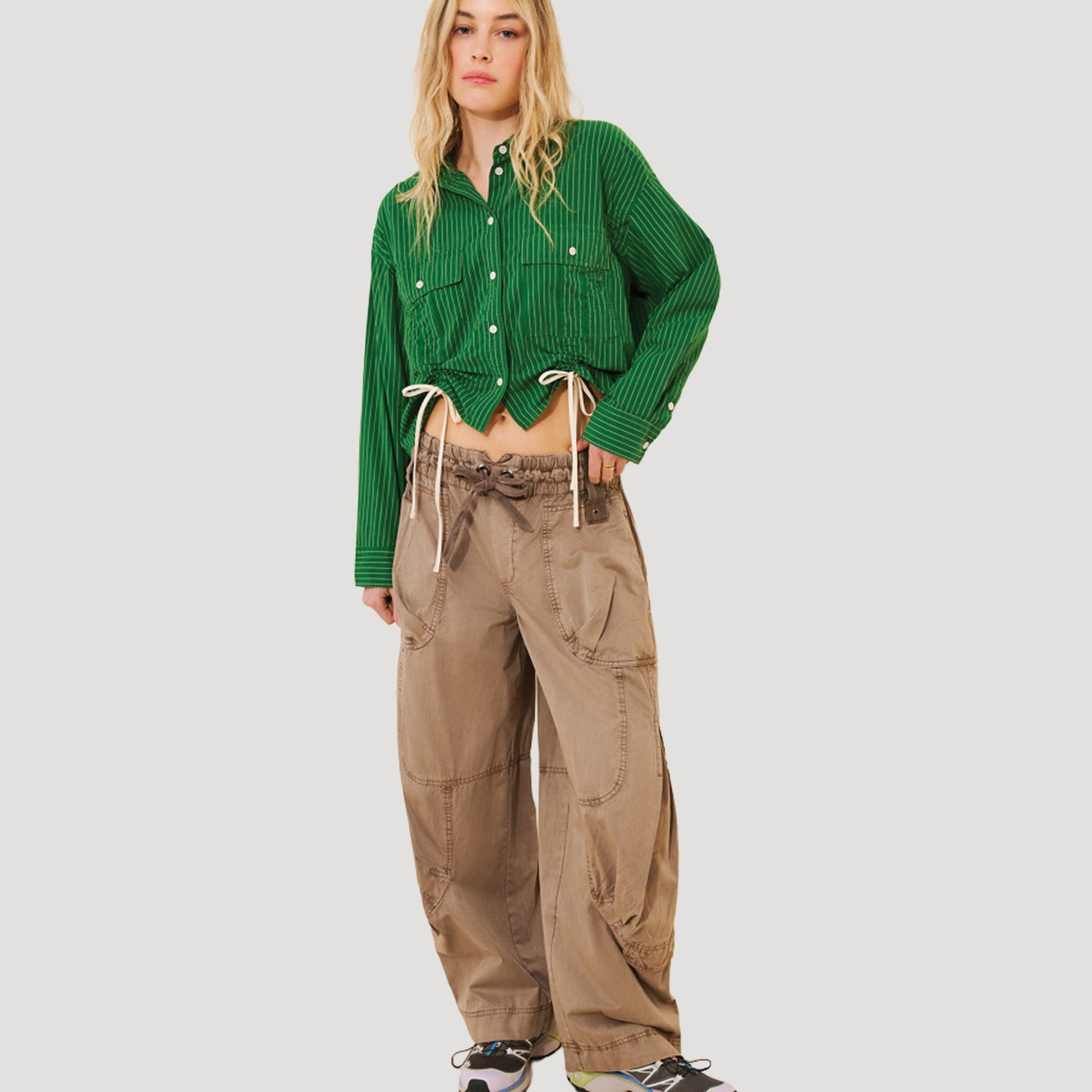 Reworked Drawcord Buttondown Shirt