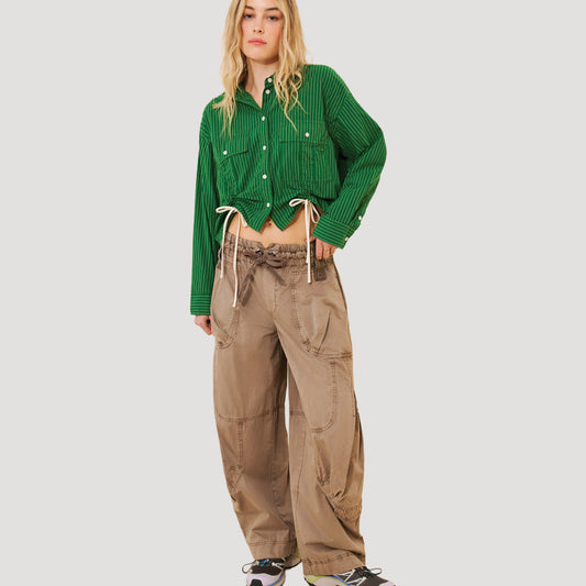 Reworked Drawcord Buttondown Shirt