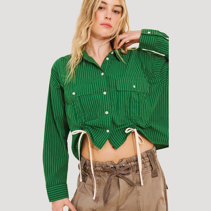 Reworked Drawcord Buttondown Shirt