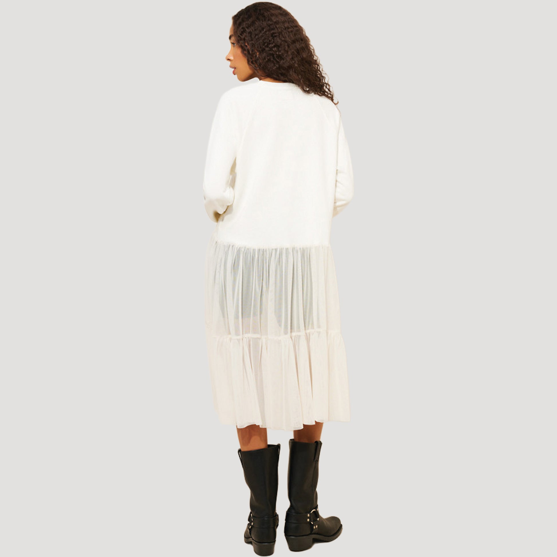 Reworked NYC Sweatshirt Twofer Tunic