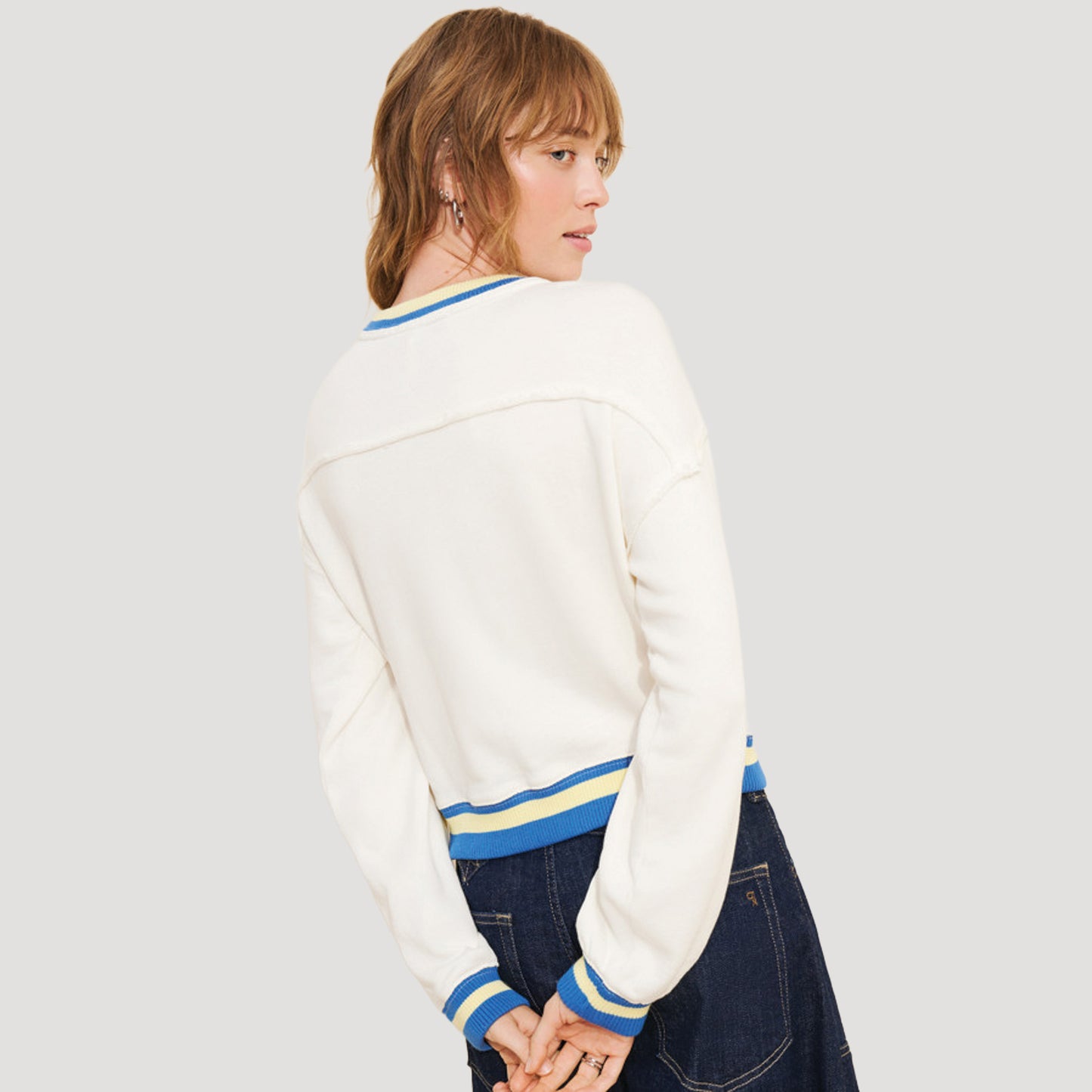 Reworked Tulip Crewneck Sweatshirt