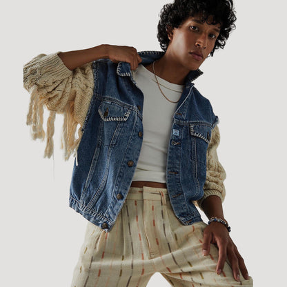 Rocky Fringe Denim Jacket