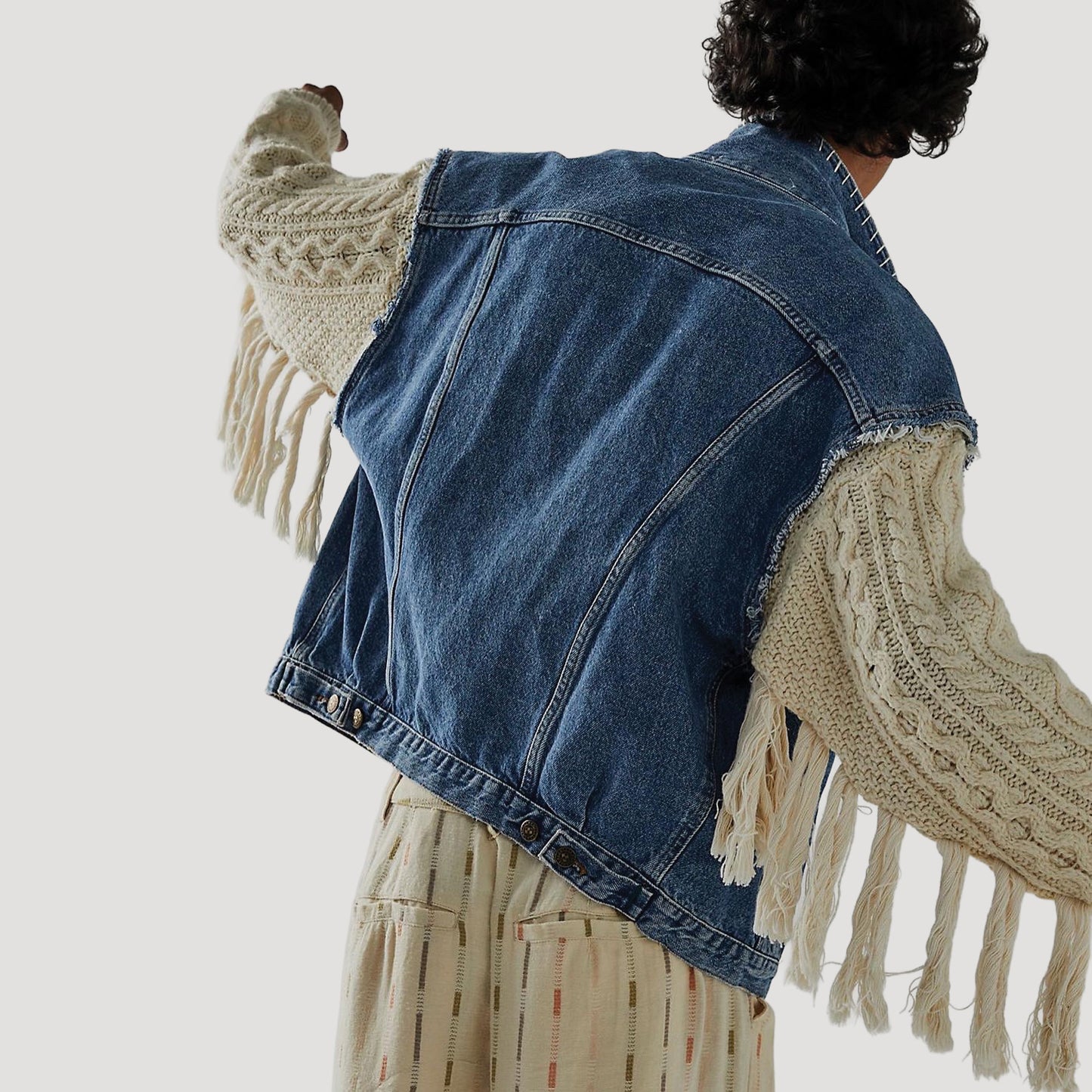 Rocky Fringe Denim Jacket