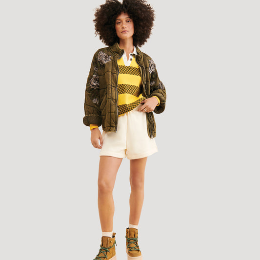 Rose Bomber Jacket