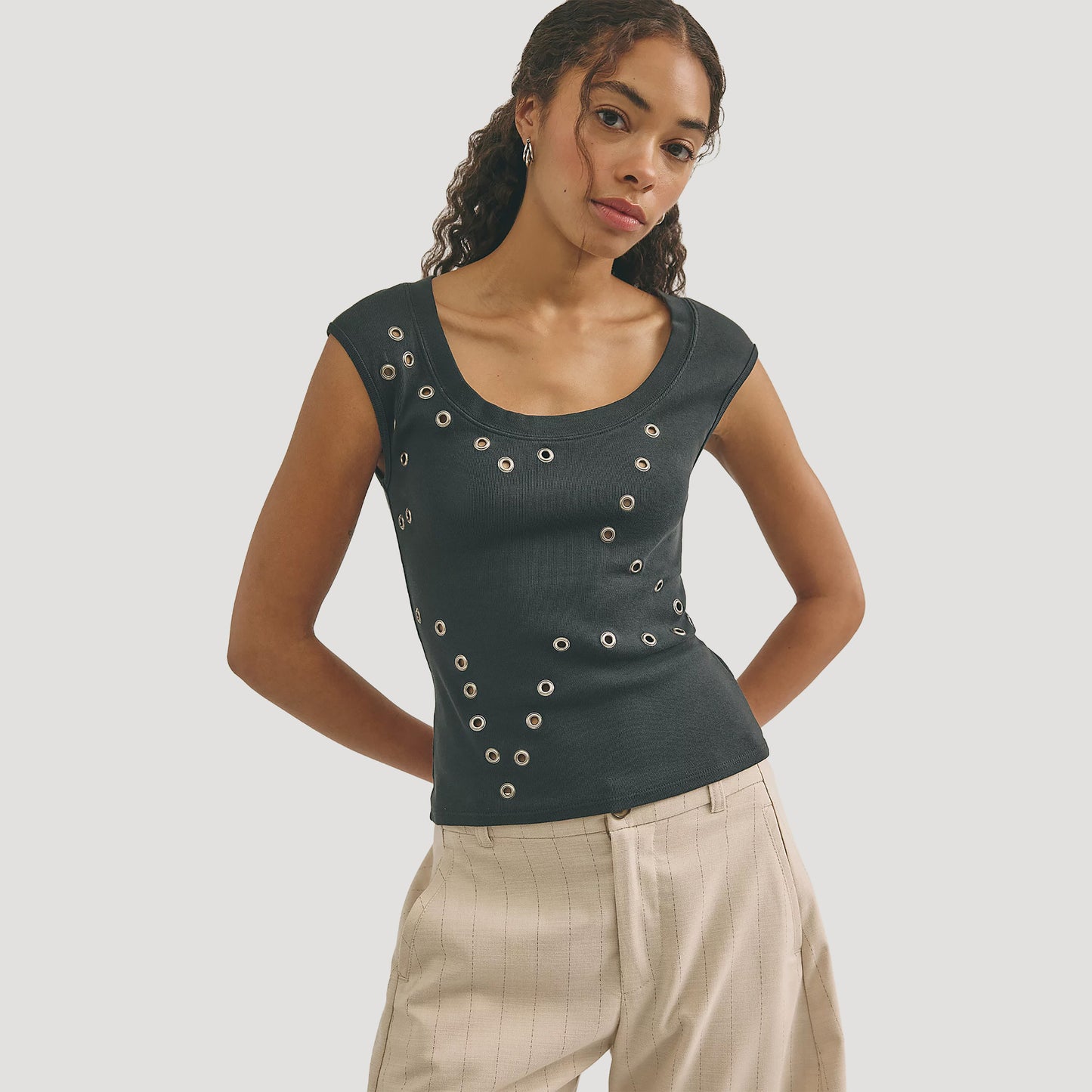 Tricia Fix Studded Ballad Tank