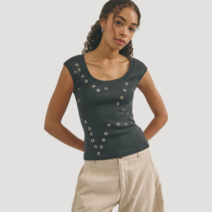 Tricia Fix Studded Ballad Tank
