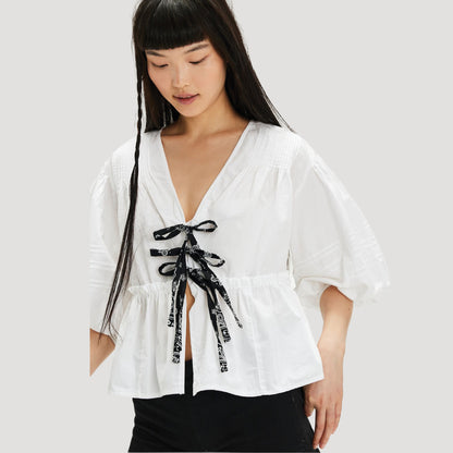 Tricia Fix Bandana Tied Up Top
