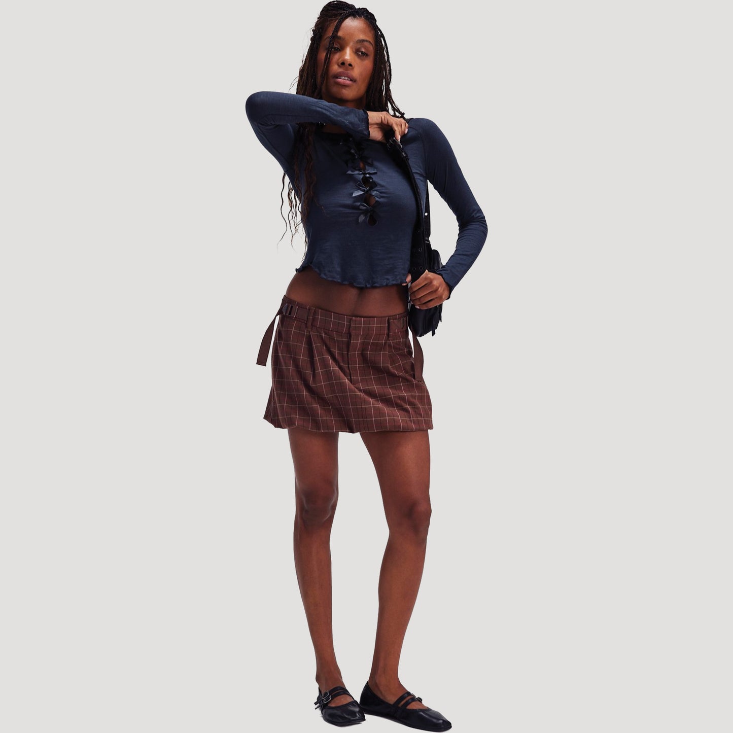 Tricia Fix Be My Baby Bow Long-Sleeve Tee