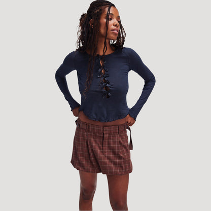 Tricia Fix Be My Baby Bow Long-Sleeve Tee