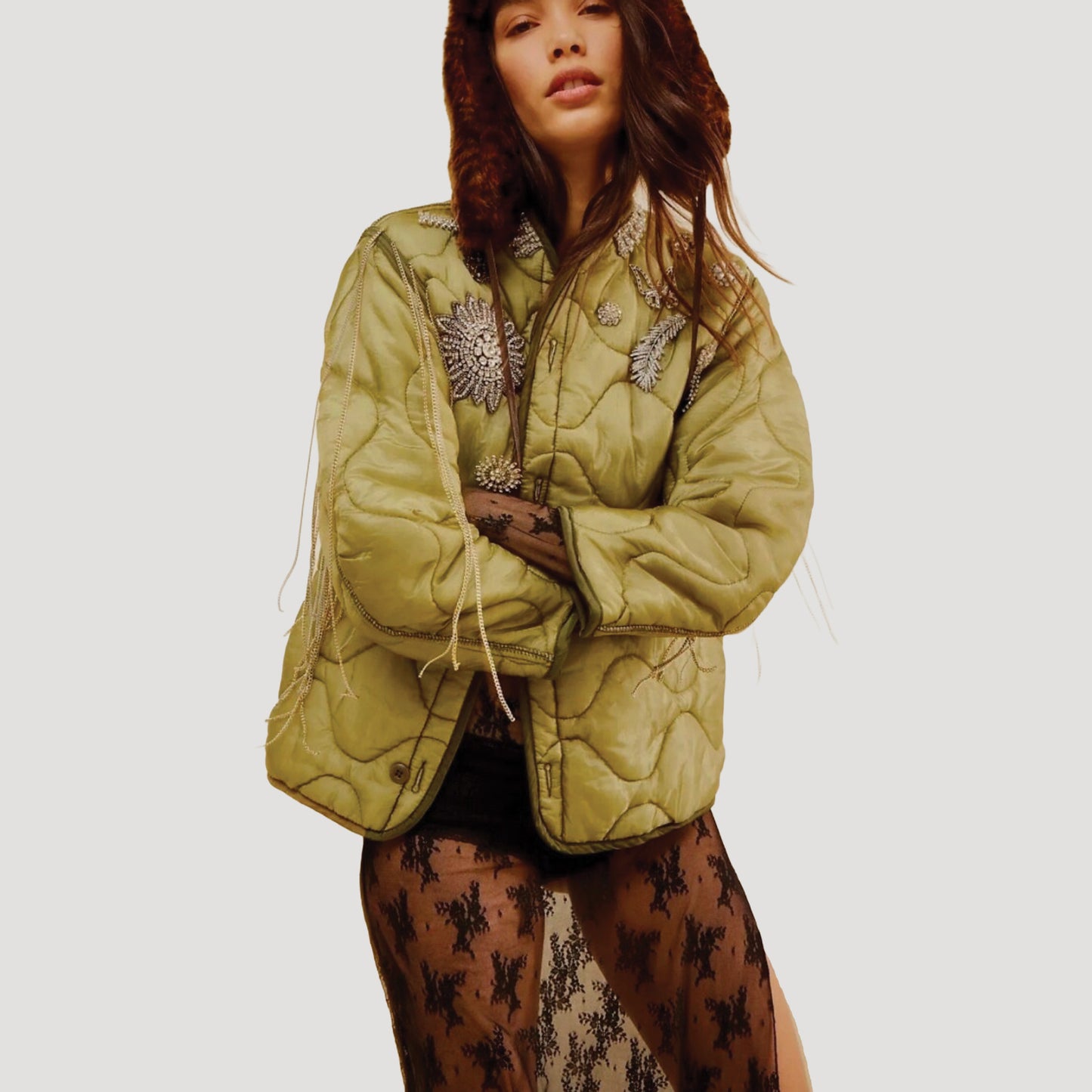 Tricia Fix Broached Liner Jacket