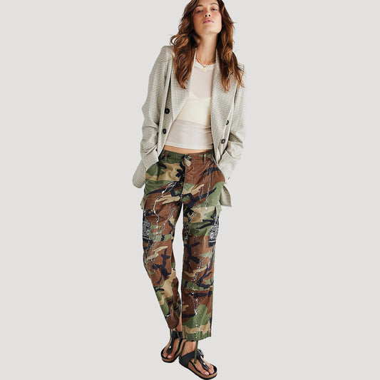 Tricia Fix Camo Bandana Cargo Pants