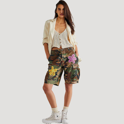 Tricia Fix Chenille Cargo Shorts