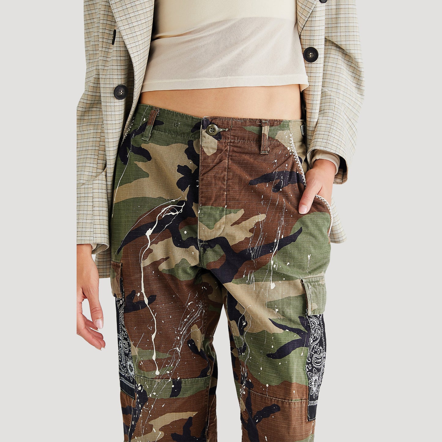 Tricia Fix Chenille Cargo pants