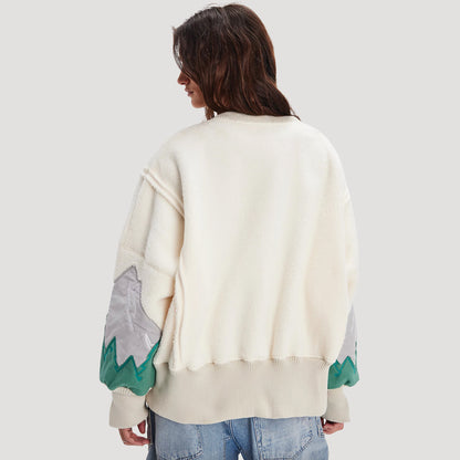 Tricia Fix Cozy Camden Mountain Scene Sweatshirt