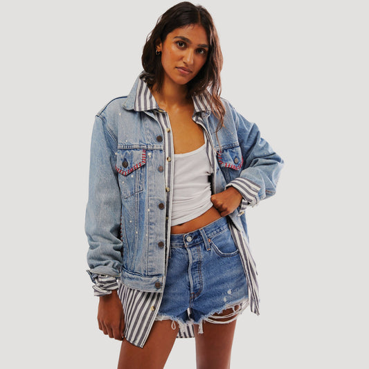 Tricia Fix Denim Star Jacket