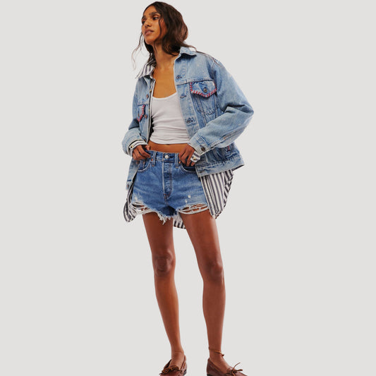 Tricia Fix Denim Star Jacket