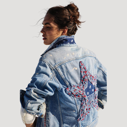 Tricia Fix Denim Star Jacket