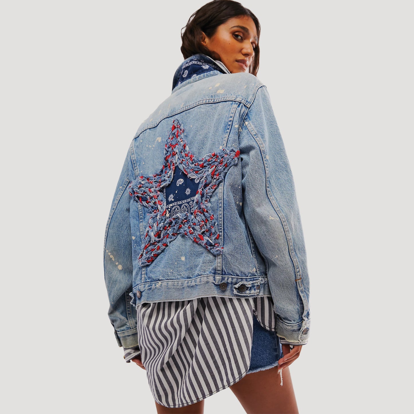 Tricia Fix Denim Star Jacket