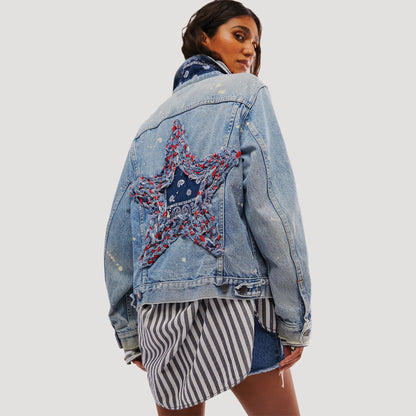 Tricia Fix Denim Star Jacket