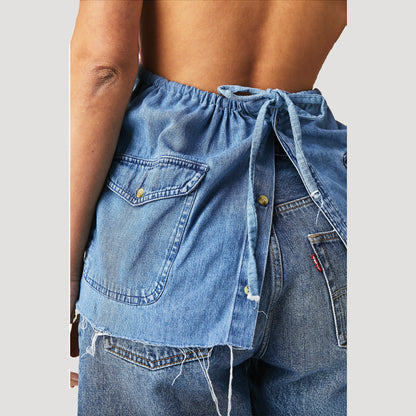 Tricia Fix Denim Studded Halter