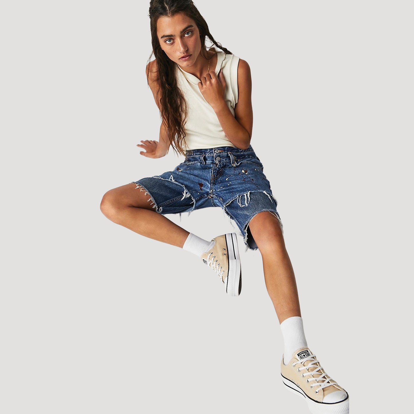 Tricia Fix Double Waistband Shorts