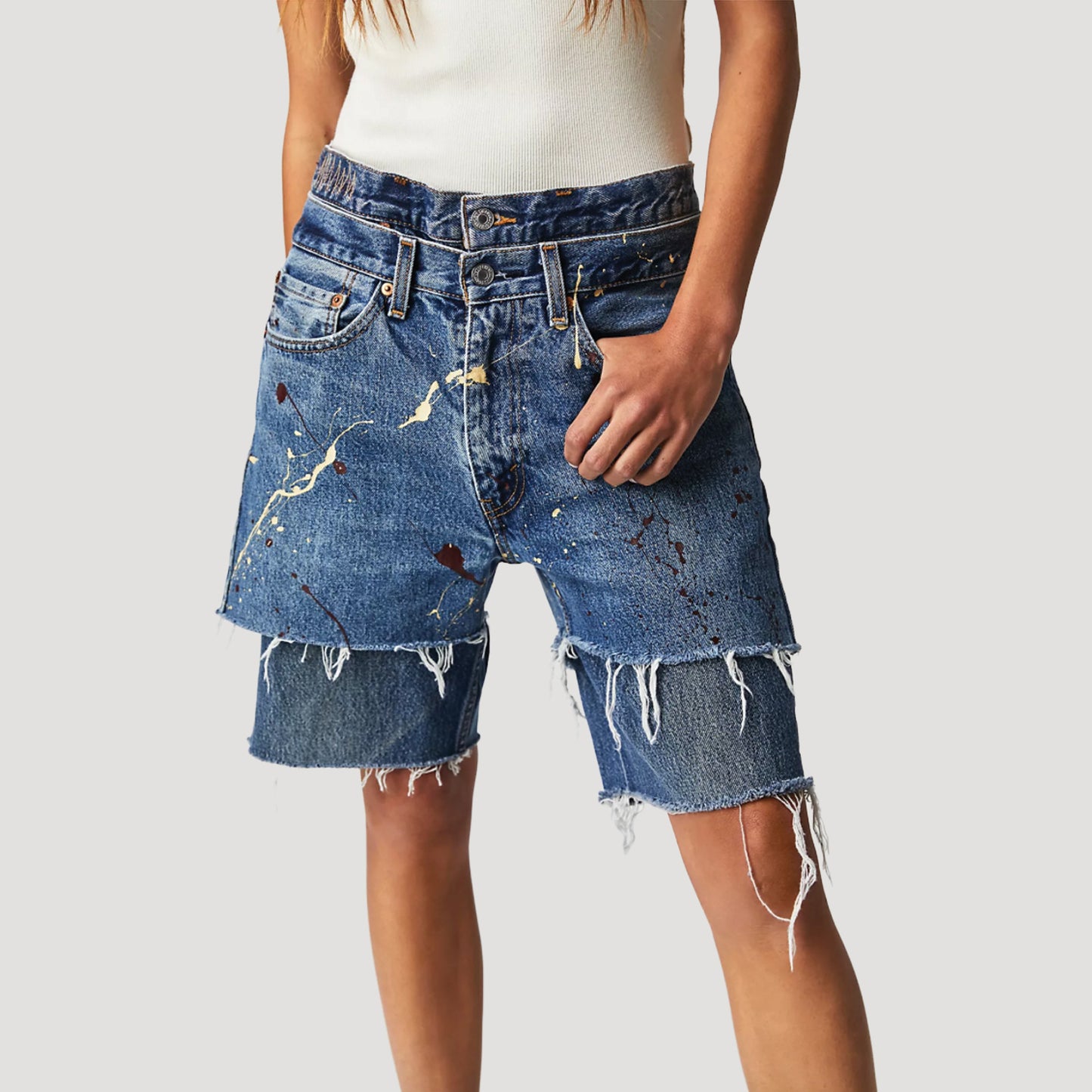 Tricia Fix Double Waistband Shorts