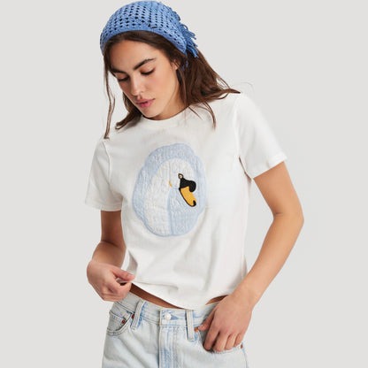 Tricia Fix Eyelet Animal Tee