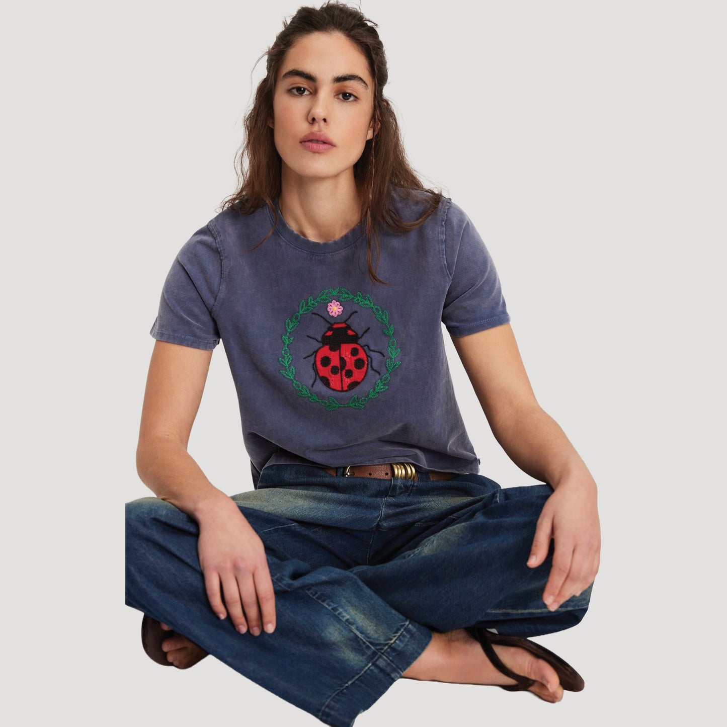 Tricia Fix Eyelet Animal Tee
