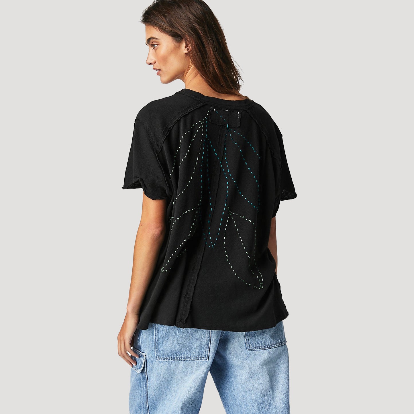 Tricia Fix Foliage Stitch Tee