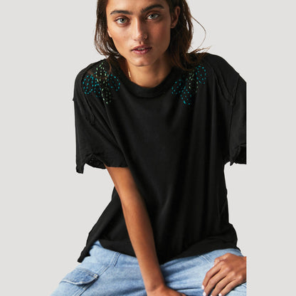 Tricia Fix Foliage Stitch Tee