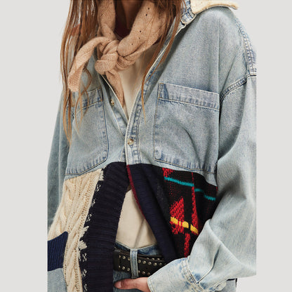 Tricia Fix Freddie Denim Maxi Shirt