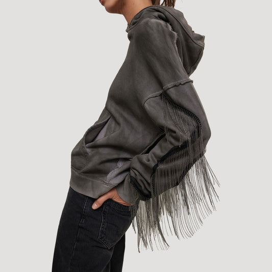 Tricia Fix Fringe Sleeve Hoodie
