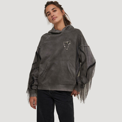 Tricia Fix Fringe Sleeve Hoodie